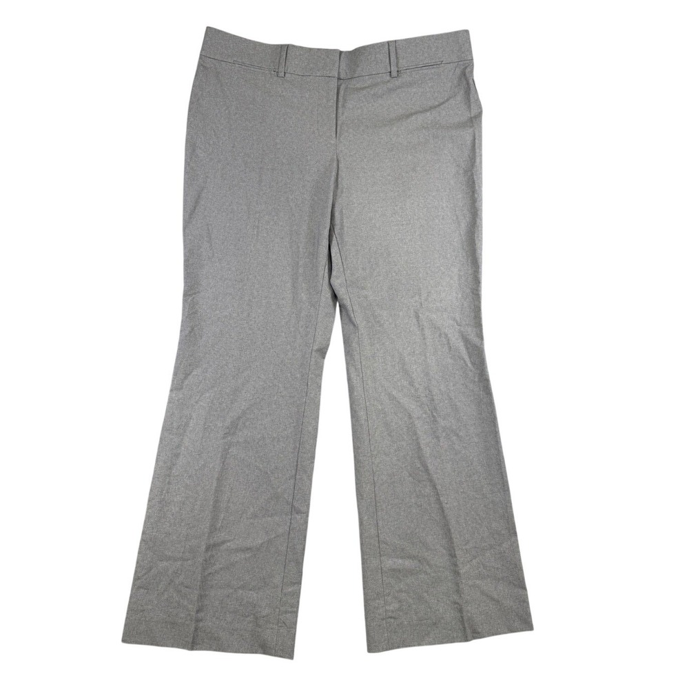 Ann Taylor LOFT Petites Marisa Trouser Gray Wool Blend Dress Pants Size 14P